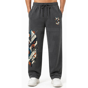 Pantalons DTF personnalisés pour hommes – Vêtements décontractés, streetwear, mode – Fournisseur en gros, fabricant de bas de gamme pour vêtements - Product Image 3
