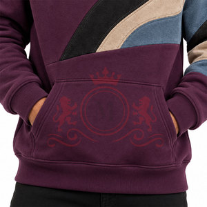 <b>Soft</b> Touch Patchwork <b>Hoodies</b> Cotton Fabric Patchwork <b>Hoodies</b> Streetwear Patchwork <b>Hoodies</b> For Online Sale - Product Image 6