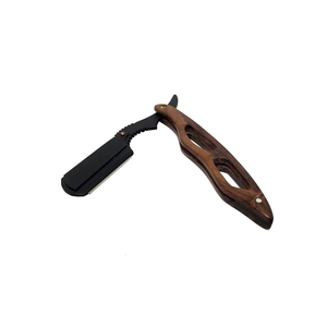 Navaja de Barbero Profesional de Acero Inoxidable con Cuchilla Única y Logotipo Personalizado, Accesorios de Barbería de Alta Calidad, Afeitadora para Hombres - Product Image 2