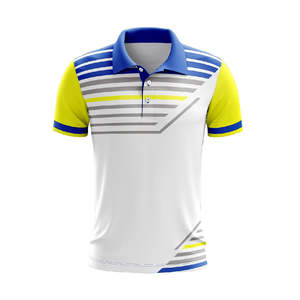 Camisetas de Cricket al por Mayor, Impresas, Transpirables, 100% Poliéster, Manga Corta, Color y Logotipo Personalizados, Uniformes de Equipo - Product Image 5