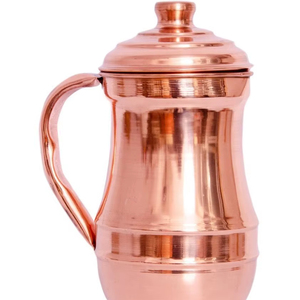 Ensemble de carafes en cuivre de luxe, écologiques, durables, réutilisables, grande capacité, pichet à eau portable pour la maison et les voyages - Product Image 1
