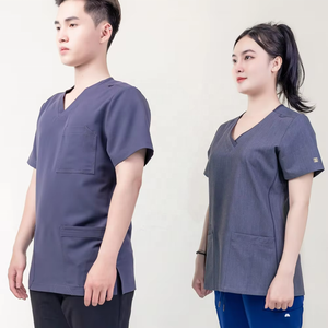 Women's and Men's Hospital Uniform Medical <b>Scrubs</b> Pants, Shirt Good Stretch From Verified Manufacturer <b>Clothes</b> - ODM/ OEM - Product Image 1