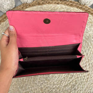 Nouveau Portefeuille de Luxe 2026 en Cuir Véritable Fait Main à Motifs Floraux, Porte-Cartes et Pochette en Cuir de Vachette à Poils pour Femme - Product Image 6