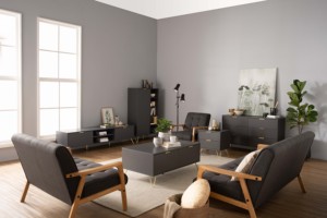 Slim 1.8M <b>Black</b> TV <b>Console</b> with Gold Metal Base for Modern Apartments Mid-Century Wood Media Bench TV Cabinet - Product Image 6