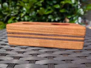 Porte-bougie en bois minimaliste avec finition naturelle pour la décoration intérieure contemporaine et les accessoires de style intérieur - Product Image 2