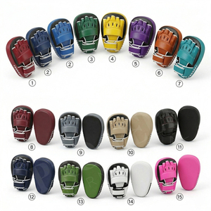 Manoplas de Entrenamiento de Artes Marciales de Primera Calidad, Cómodas y Duraderas, con Correa para la Muñeca, para Boxeo, Muay Thai, MMA, Kickboxing - Product Image 1