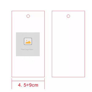 OEM 2026 Luxury Custom Logo Clothing Hang <b>Tag</b> Garment <b>Clothes</b> T Shirt Shoe Paper Labels Hang <b>Tags</b> for Apparel - Product Image 5