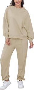 Conjunto de Sudadera con Capucha Oversize y Pantalones de Chándal de Forro Polar Premium para Mujer, Conjunto Deportivo de Sudadera con Capucha y Pantalones de Chándal para Mujer - Product Image 6