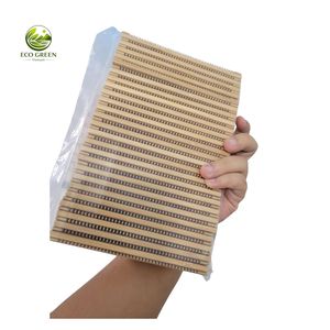 Peine de Bambú Natural al por Mayor, Peine de Madera Ecológico Clásico Grande para Cabello, Cepillo para Hombres y Mujeres, Logotipo Personalizado OEM ODM - Product Image 6