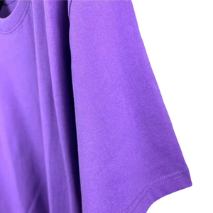 <b>Drop</b> Shoulder Heavy Cropped <b>Box</b> Fit T-Shirt For Men Oversized Loose T-Shirt Solid Color Men's T-shirts - Product Image 4