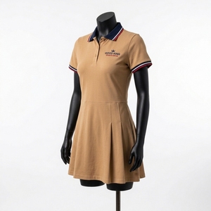 Vestido Polo Deportivo para Mujer, Premium, Ligero, con Cuello Polo, Transpirable, Elástico, que Absorbe la Humedad - Product Image 4