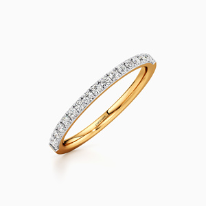 Anillo de Boda de Diamantes Curvos de Lujo Cultivados en Laboratorio para Mujer, Oro de 10K, 14K, 18K, Plata 925, 935, Joyería Fina - Product Image 2