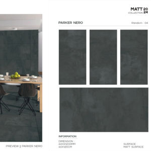 Carrelage en porcelaine mate de luxe 600x1200, grand format, surface premium, pour murs et sols, design moderne intérieur et extérieur, collection - Product Image 1