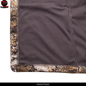 Gilet utilitaire softshell pour homme, col montant, fermeture éclair intégrale, pour la chasse, la pêche, les voyages, coupe-vent, léger, sans manches - Product Image 5