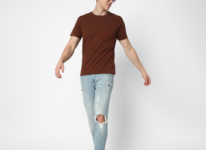 เสื้อยืดคุณภาพสูง ผลิตจากผ้าฝ้ายแท้ เสื้อยืดผู้ชาย พิมพ์ลายดิจิตอลตามสั่ง พร้อมโลโก้และกราฟิกสำหรับผู้ชาย - Product Image 4