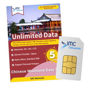 Tarjeta SIM de Viaje 4G 5G para China Continental, Venta al Por Mayor, Empaque Personalizado, Roaming por 5 Días, 1GB, SIM Física 3 en 1 - Product Image 3