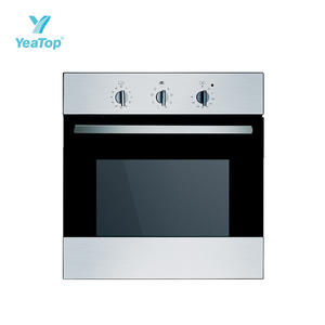 <span class=keywords><strong>Four</strong></span> électrique <span class=keywords><strong>encastrable</strong></span> de 60 cm, abordable, multifonction, pour la cuisson en cuisine, avec commande par bouton mécanique, en acier inoxydable - Product Image 1