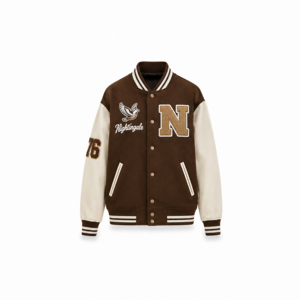 Custom Letterman <b>Jacket</b> Wool Body <b>Leather</b> Sleeve Varsity Bomber Clubs Teams School Uniforms <b>Jacket</b> Outerwear Streetwear - Product Image 1