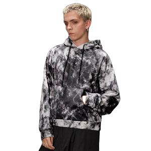 Sweat à capuche unisexe vintage en coton 100% imprimé par sublimation, fabrication OEM, étiquette privée, mode personnalisée, streetwear tendance - Product Image 2