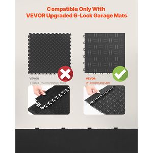 Kit de Bordes Modulares Encajables para Suelo de Garaje, Resistente, 15 Piezas, Antideslizante, Fácil de Montar, Accesorios de Transición para Suelos - Product Image 4