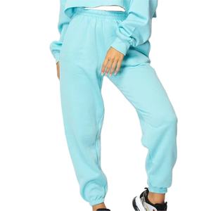 Hoodies décontractés pour femmes à manches longues, ensemble 2 pièces, col roulé, zippé, court, vente en gros - Product Image 2