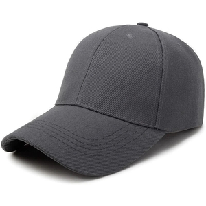 White 6-Panel Baseball <b>Cap</b> Cotton Unisex Adjustable Fitted Casual Hat Solid Color Four Seasons Adult Sport <b>Cap</b> - Product Image 4