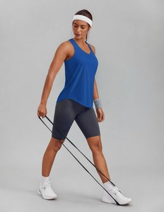 Débardeur pour femmes en spandex/polyester de qualité supérieure, sans manches, décontracté, été, écologique, séchage rapide, doux, respirant, tissu jersey extensible - Product Image 4