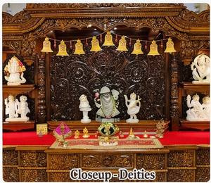 Traditional Pooja <b>Mandir</b> Perfect for Indian Homes Big Size Teak Wood Home <b>Mandir</b> Large Pooja <b>Mandir</b> for Luxurious Home Australia - Product Image 3