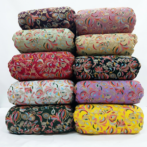 Sequins Work Embroidered <b>Fabric</b> Dress Material for Designer Apparel Bulk Wholesale OEM Export Worldwide Supply. - Product Image 1