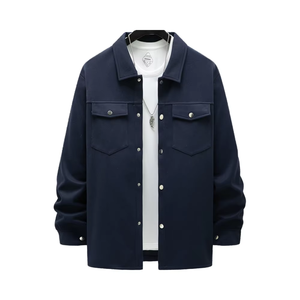 Chaqueta Cortavientos de Verano Unisex de Moda, Personalizada, con Exterior de Lona y Poliéster, Corte Ajustado, Cuello Mao, de Alta Calidad - Product Image 5