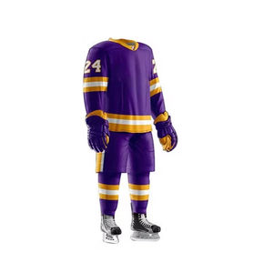 Uniforme de Hockey sobre Hielo Personalizado Edición 2026 |   Sublimación Completa |   Venta al por Mayor de Fábrica OEM |   Nylon |   Estilo Deportivo y de Entrenamiento - Product Image 2