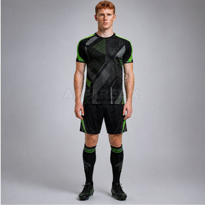Uniforme de Fútbol Atlético de Calidad, Uniforme de Fútbol con Movimiento Flexible, Uniforme de Fútbol con Acabado Premium para Clubes de Fútbol y Escuelas - Product Image 4