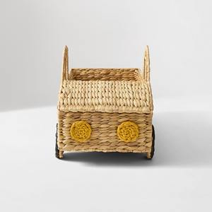 Panier en jacinthe d'eau tressé en forme de voiture, panier de rangement fait main, vente en gros, écologique, fabriqué au Vietnam - Product Image 3