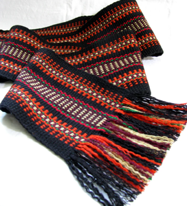 Cinturón de Lana Tejido a Mano Multicolor Personalizado, Estilo Cosaco, Étnico, Arcoíris, Unisex - Product Image 5