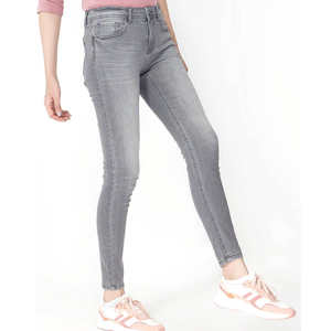 Jeans de Cintura Alta para Mujer, Color Sólido, Elásticos, Nuevo Estilo, Transpirables, Ajustados, Tipo Lápiz, Servicio OEM - Product Image 2