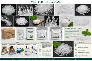 คริสตัลเมนทอลธรรมชาติ KDM ENTERPRISES บริสุทธิ์ 100% กลิ่นหอมเย็นติดทนนานพิเศษ สำหรับใช้ในอุตสาหกรรมและเชิงพาณิชย์ 1 กก. - Product Image 6