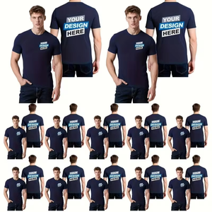 Custom Breathable Polyester T-Shirt Large Area Customization Chest/Street Loose Fit Perfect Gift Personalized Couple T-Shirt - Product Image 1