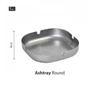 Classic <b>Portable</b> Round Stainless Steel <b>Ashtray</b> Metal <b>Ashtray</b> Windproof Cigarette Ash Holder For Home & Outdoor Use - Product Image 6