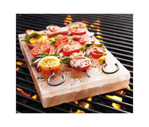Premium Quality Refined Himalayan <b>Pink</b> Salt Cooking Slab Stainless Steel Holder Customizable Size for Kitchen Home Decoration - Product Image 3