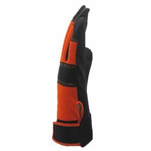 Gants de travail pour hommes à écran tactile, gants utilitaires en cuir synthétique, flexibles, respirants, coussinets et paume rembourrés. - Product Image 3