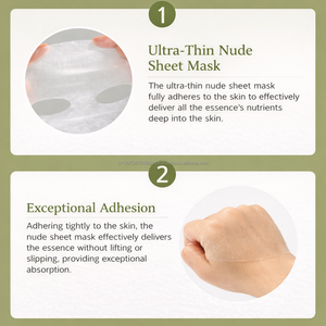 Soins de la peau coréens, masque facial Madeca Derma, paquet de 100 feuilles, essence, production OEM, étiquette privée personnalisée - Product Image 3