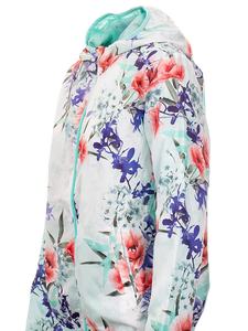 Chaqueta cortavientos con patrón sublimado de diseño personalizado, chaquetas de fútbol impermeables de Hip Hop, ropa de entrenamiento, chaqueta con estampado de flores personalizada - Product Image 4