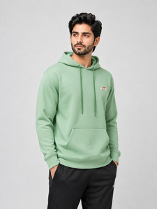 Sudadera compacta para hombre con un amplio bolsillo frontal para comodidad diaria, con estampado, bordado y personalizada con OEM. - Product Image 3
