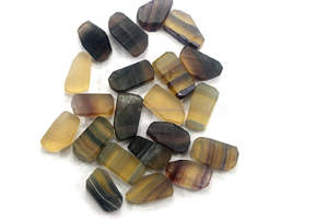 5 piezas 24-28 MM fluorita semipreciosa sin tratar tamaño crudo increíble hermosa piedra preciosa natural suelta piedra cruda - Product Image 3