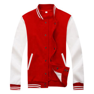 Chaquetas de Carreras para Hombre al por Mayor, 100% Algodón, Otoño, con Logotipo Bordado Personalizado, Parche, Chaqueta Vintage, Proveedor de Marca Privada - Product Image 1