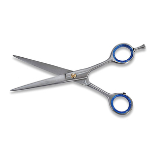 Professional Stainless Steel Sharp <b>Blade</b> Long Handle Right-Handed Hair Scissors for Salon Use and <b>Barber</b> Applications - Product Image 2