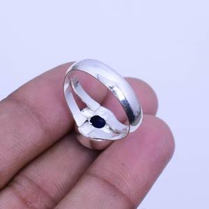 Lapis Lazuli Gemstone <b>Ring</b> 925 Sterling Silver Boho Handmade Jewelry Statement <b>Ring</b> Gift For Women Men - Product Image 6