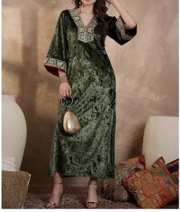 Wholesale Beautiful Dubai for Women Hand Work <b>Kaftan</b> Traditional Islamic Clothing and Accessory Designed for Muslims - Product Image 1
