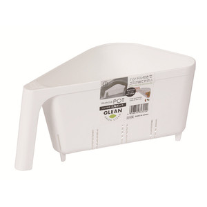 Contenitore raccoglitore di rifiuti alimentari con manico bianco - Product Image 1
