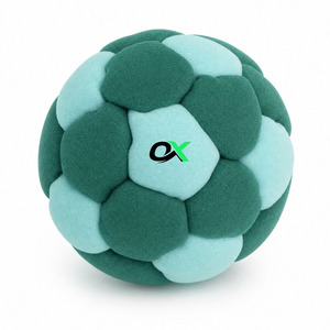 Oxva Industries Premium Brown Suede <b>Hacky</b> <b>Sack</b> Ball-Lightweight Eco-Friendly High Quality Soft Juggling Ball for All Ages - Product Image 3